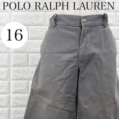 【A3836】 Polo By Ralph Lauren ポロラルフローレン ショートパンツ 16サイズ グレー カジュアル ワイド