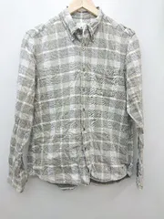 ◇ uniform experiment ユニフォームエクスペリメント チェック カジュアル 長袖 シャツ サイズ3 グレー系 メンズ P 【1308240016256】