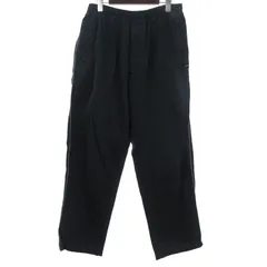 ステューシー STUSSY イージーパンツ ロング 紐付き サイドライン コットン 紺 ダークネイビー XLのサムネイル