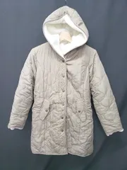 □ ⊆ axes femme アクシーズファム 裏ボア 長袖 ジャンパー サイズM ベージュ系 レディース E  【1507160006297】