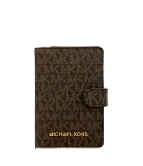 MICHAEL KORS パスポートケース ブラウン 楽天市場】マイケルコース パスポートケース カード レディース