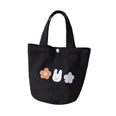 [§SEYIXU] ランチパック ミニトートバッグ レディース 可愛い キャンパス プチバッグ 大人 女子の子 手提げバッグ お弁当バッグ 通勤 通学 軽量 おしゃれ 帆布ランチトート