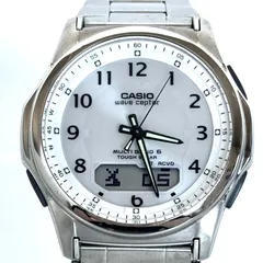 カシオ　WVA−M630D–7AJF　ウェーブセプター　電波ソーラー　アナデジ　白