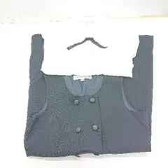 ◇ Catherine Cottage キャサリンコテージ キッズ 子供服 ワンピース シャツ サイズ120 ネイビー ホワイト 女の子 E  【1408060034840】