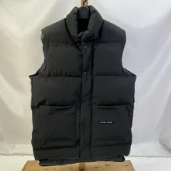 01w-5106 カナダグース CANADA GOOSE  ダウンベスト  記載サイズXS/TP  ダウン80％   ブラック  カナダ製 メンズ   ポリエステル  2830JM  【中古品】