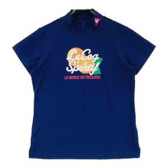 サイズ：2 PEARLY GATES パーリーゲイツ  タートルネック ニットセーター  ネイビー系 [240101467290] ゴルフウェア レディース ストスト PEARLY GATES パーリーゲイツ タートルネック ニットセーター