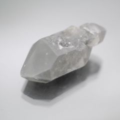 ヒマラヤ ガネーシュヒマール産　エレスチャル ダブルポイント水晶  ダブルターミネーテッド 両剣水晶 1点物  約8.5g 約3.6cm×1.7cm  ヒマラヤ水晶 骸骨水晶 天然石・置き物