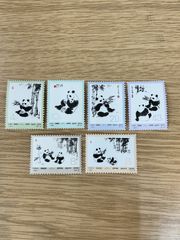 中国切手 パンダ オオパンダ 未使用 6枚セット 希少 1973年 中国人民