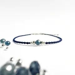 静電気防止ブレスレット * 彩華の雫 / サファイア *