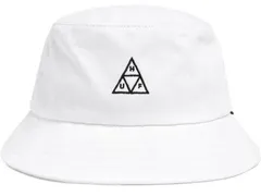 HUF Essentials Triple Triangle Bucket Hat White L/XL バケットハット 送料無料のサムネイル