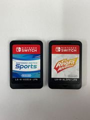 【#20】Nintendo SWITCH スイッチスポーツ　& リングフィット（中古）ソフトのみ
