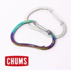 CHUMS チャムス カラビナ メタル キーホルダー Large CH61-0123 大きめ アウトドア メンズ レディース 新品のサムネイル