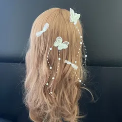 hb5 髪飾り 卒業式 成人式 結婚式 入学式 発表会 蝶 ちょうちょ　リボン