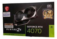 MSI　GeForce　RTX 4070 搭載グラフィックスカード RTX 4070 VENTUS 2X E 12G OC