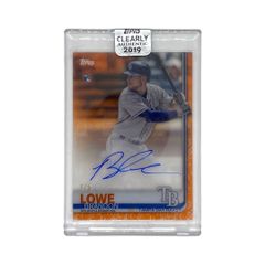 未開封品 TOPPS MLBカード CLEARLY AUTHENTIC BRANDON LOWE 1/5 #CAA-BL 送料無料 中古 IT1