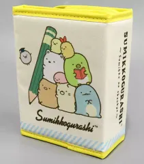 【中古】雑貨 クリーム すみっコのおべんきょう ブック型マルチポーチ 「すみっコぐらし」