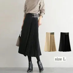 【在庫処分セール】サイドプリーツ スカート 切り替えスカート サイドプリーツスカート ひざ丈 骨格ストレート おしゃれスカート プリーツ 骨格ウェーブ 骨格 ラップスカート ミディ丈 ひざ下 ロングプリーツスカート レディース 膝丈ラインスカート ウエストゴム