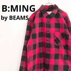 B:MING by BEAMS　ビーミングバイビームス　長袖シャツ　チェック　M
