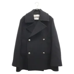 JIL SANDER (ジルサンダー) 22AW ウール ノッチドカラーダブルコート Pコート ブラック J21AM0001のサムネイル