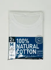 男性用インナーTシャツ　半袖丸首　Mサイズ　2枚セット