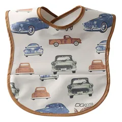 【totocca】 お食事エプロン 北欧 洗濯機で洗える 消臭・抗菌・防水 乾きやすい 楽々装着 離乳食 ベビースタイ 幼児用 出産祝い プレゼント