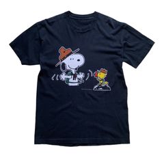 90's PEANUTS SNOOPY×Konica Print T-Shirts 90年代 スヌーピー ウッドストック ピーナッツ コニカ カメラ シングルステッチ