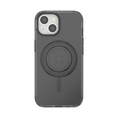 【在庫処分】クリア MagSafeラウンドポップグリップ付き チャコール 15 iPhone PopCase ジャパン ポップケース ポップソケッツ - Japan PopSockets