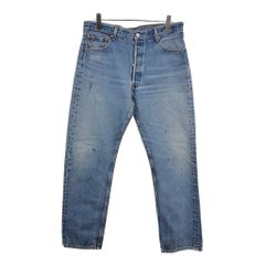 00年代 Levi's リーバイス 501 デニムパンツ ブルー(メンズ W36 L32)中古 古着 U8419