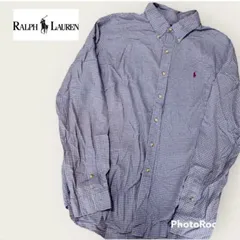 ラルフローレン ボタンダウンシャツ ギンガムチェック オーバーサイズ xxl