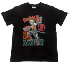 【中古】Tシャツ 爆豪勝己 Tシャツ ブラック Sサイズ 「僕のヒーローアカデミア」 ユニバーサル・スタジオ・ジャパン2024限定