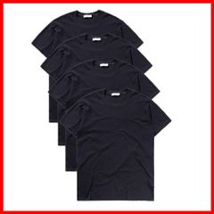 【在庫限定】[Macoking] tシャツ メンズ 半袖 無地 吸汗 速乾 インナーシャツ おおきいサイズ セット クルーネック 厚手 4枚組 3枚組 綿100％