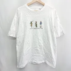 ◇ ⊂ Φ Quash クアッシュ 刺<!-利用不可文字-!>ロゴ 半袖 カットソー サイズL ホワイト メンズ E  【1502060028950】のサムネイル