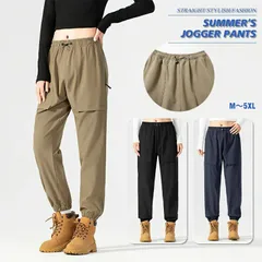 【新品、未使用】カーゴパンツ レディース 作業着 ズボン ワークパンツ ゆったり 防水?防風 多機能 アウトドア 登山 カジュア