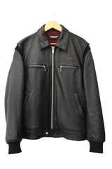 名作Undercover × Bounty Hunter レザージャケット2 UNDERCOVER - 08AW UNDERCOVER×BOUNTY HUNTER シングルライダー