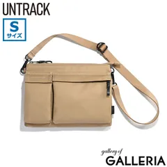 アントラック ショルダーバッグ メンズ レディース UNTRACK サコッシュ 斜めがけ 小さめ 軽い ブランド 横型 おしゃれ かっこいい 撥水 60022 ベージュ