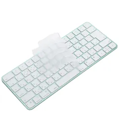 新品 キーボードカバー for iMac Magic Keyboard 日本語配列JIS (Touch ID搭載 テンキーなし A3118/A2449) 2021~2024年発売 24インチ M1 M3 M4チップ iMac Magic Keyboard
