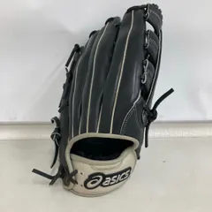 アシックス 外野手用軟式グラブ ブラック | スポーツ用品は