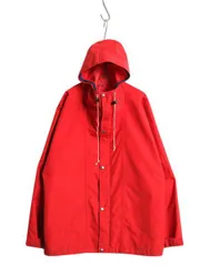 【お得なクーポン配布中!】 80s 茶タグ ★ ノースフェイス ゴアテックス ナイロン マウンテン パーカー ジャケット メンズ L / 古着 ヴィンテージ USA製 アウトドア 赤