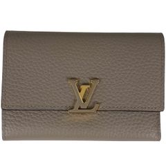 【在庫一掃】 ルイ・ヴィトン Louis Vuitton ポルトフォイユ カプシーヌ コンパクト 札入れ 小銭入れ 三つ折り財布 レザー ガレ M62159 レディース 【中古】