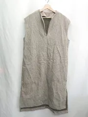 ◇ ⊇ classicalelf クラシカルエルフ ジャンパースカート ワンピース サイズL グレージュ レディース E  【1502060026611】