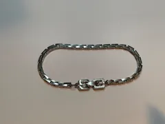 ジバンシー ブレスレット G CUBE Silvery 証明書付 ジバンシー ブレスレット G CUBE Silvery 証明書付 - メルカリ