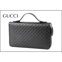 極美品✨グッチ 長財布 オーガナイザー マイクロシマ ブラック レザー 2025年最新】GUCCI グッチ グッチシマ ラウンドファスナー 長