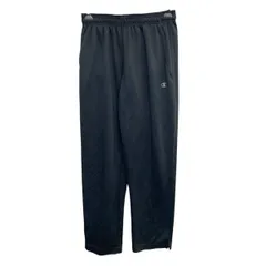 Champion ジャージパンツ M チャコールグレー チャンピオン イージーパンツ ワンポイント スポーティー 古着卸 アメリカ仕入 2509-37