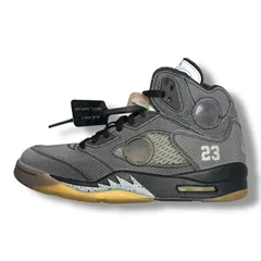 未使用品 Off-White Nike Air Jordan 5 コラボ ジョーダン5 スニーカー ナイキ オフホワイト 26.5cm CT8480-001 1658M1
