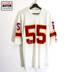 70s USA製 vintage Champion メッシュ フットボールＴシャツ メンズ 表記Lサイズ