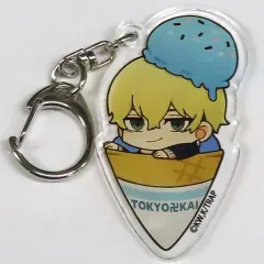 【中古】キーホルダー 松野千冬 「東京リベンジャーズ トレーディングアクリルキーホルダー おやつver.」 AnimeJAPAN 2023グッズ