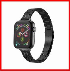 【送料無料 】ステンレススチールブラック38 [SUNDAREE] コンパチブル i Watch band バンド38mm&40mmステンレス、アップルウォッチ