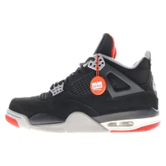 NIKE (ナイキ) AIR JORDAN 4 RETRO BRED エアジョーダン 4 レトロ ブレッド ハイカットスニーカー US8.5/26.5cm 308497-060