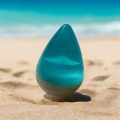 N081「美ら海のしずく」★超立体  沖縄の海 レジンアートボード　美ら海　オーシャンアート