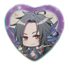 【中古】バッジ・ピンズ(キャラクター) オリオン 「夢王国と眠れる100人の王子様 ハート型トレーディング缶バッジ」 横浜・八景島シーパラダイス×アイランドフェスタグッズ